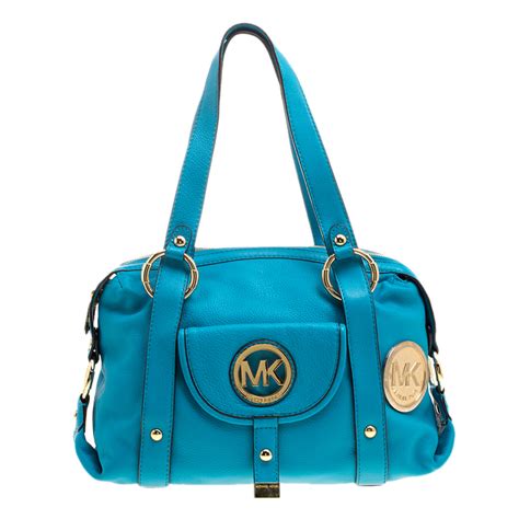 michael kors turquoise shoulder bag